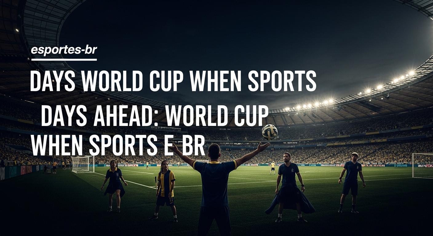 Editorial desk with Brazil flag and World Cup visuals, representing in-depth sports analysis.