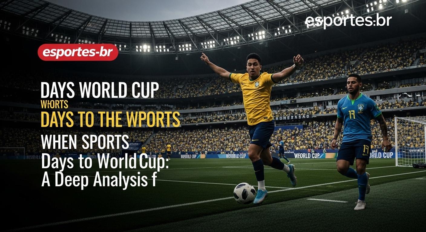 Brazilian stadium countdown to World Cup 2026