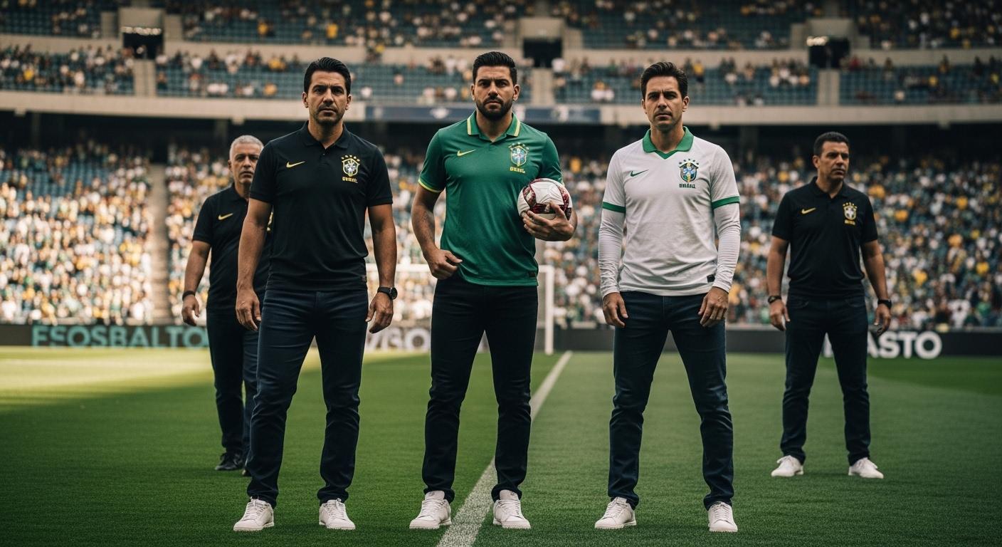 Concept image of a Brazilian football shirt branded as Icon Sports