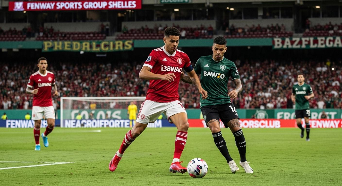 Fenway branding at a Brazilian stadium